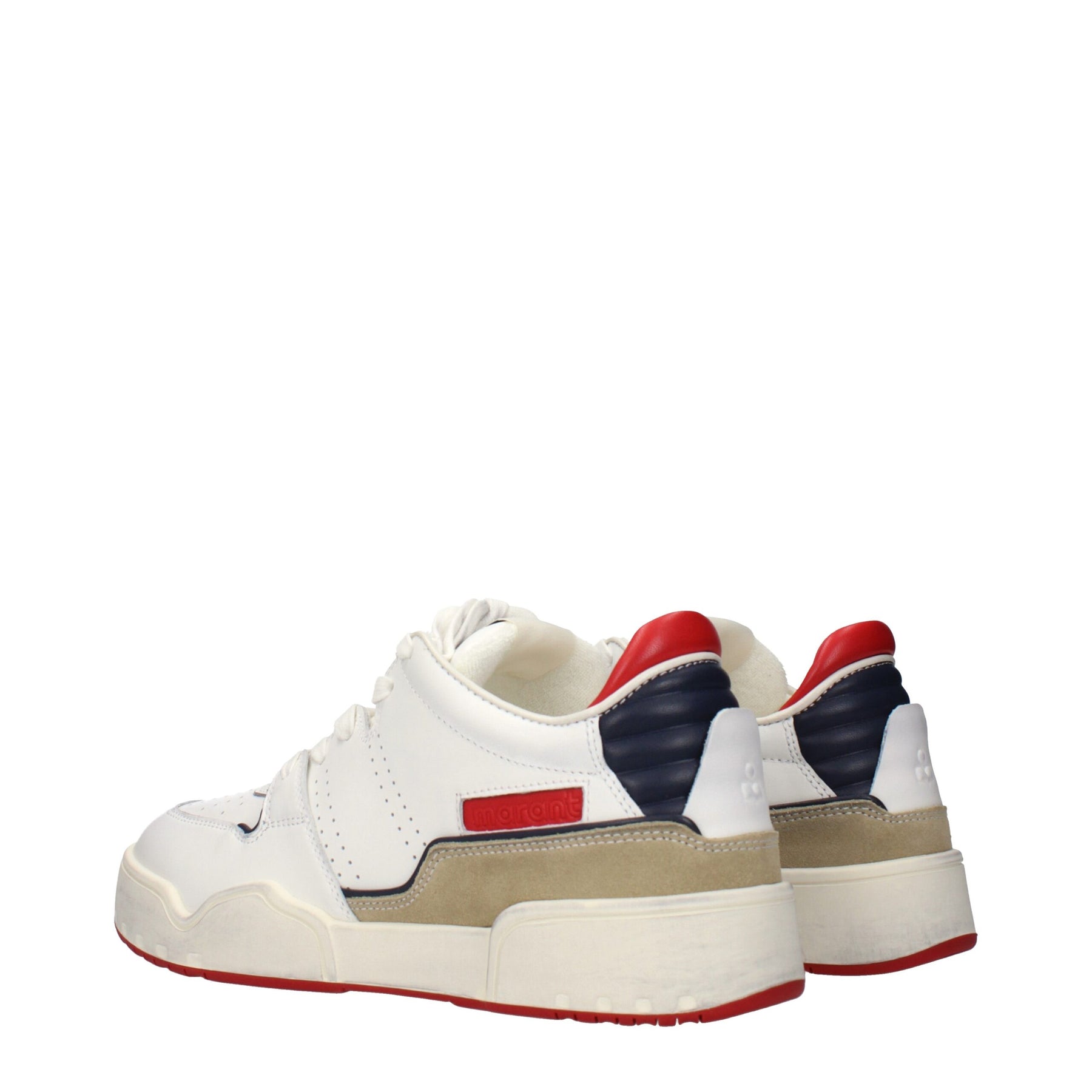 Isabel Marant White Leather Low Top Sneakers | Regal Royce