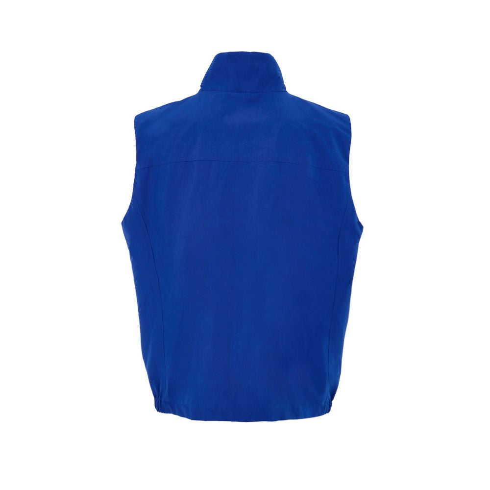 Paul & Shark Blue Polyester Sleveless Jacket | Regal Royce