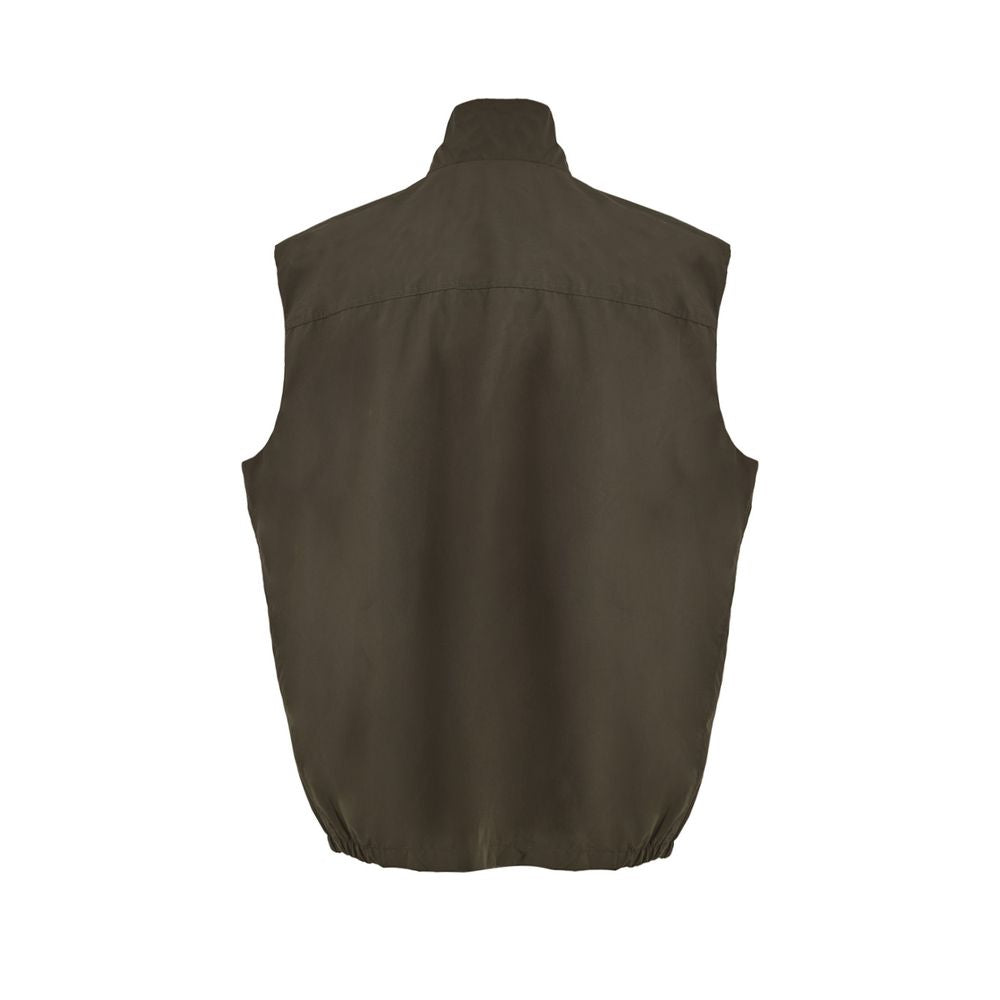 Paul & Shark Green Polyester Sleveless Jacket | Regal Royce