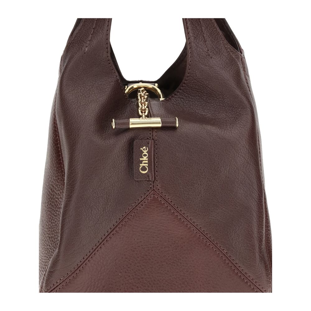 Chloé Brown Calf Leather Bos Taurus Shoulder Bag