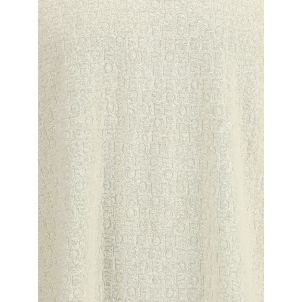 Off-White Cream Cotton T-Shirt | Regal Royce