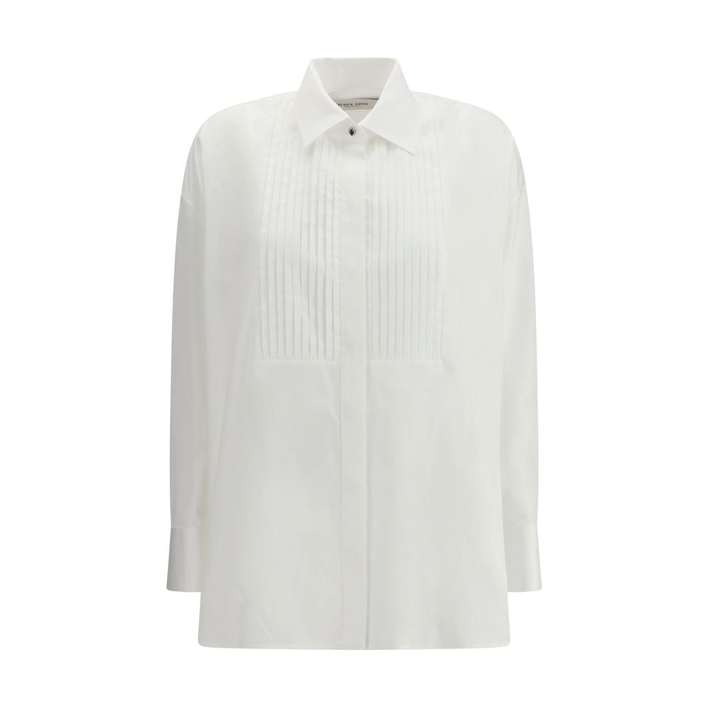 Golden Goose White Cotton Dress Shirt | Regal Royce