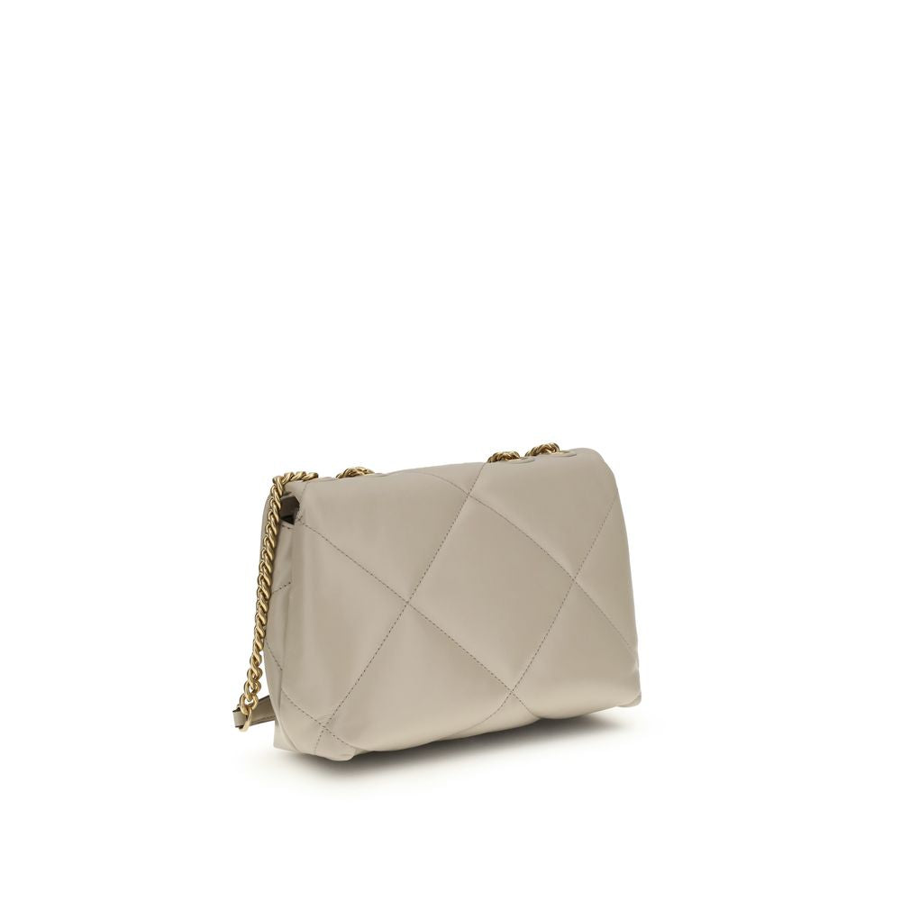 Tory Burch Beige Calf Leather Bos Taurus Shoulder Bag | Regal Royce