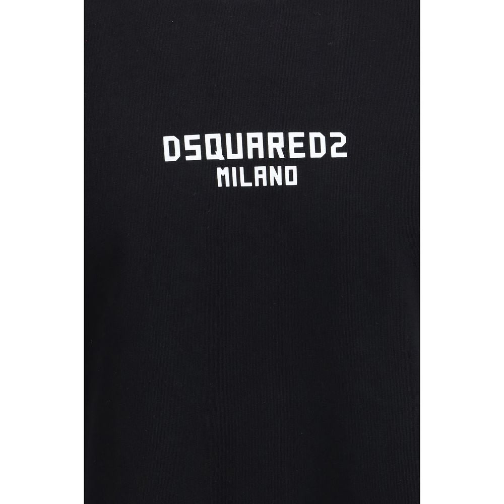 Dsquared² Black Cotton T-Shirt | Regal Royce