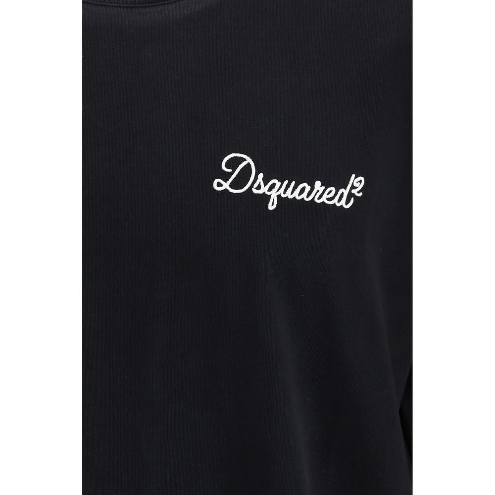 Dsquared² Black Cotton T-Shirt | Regal Royce