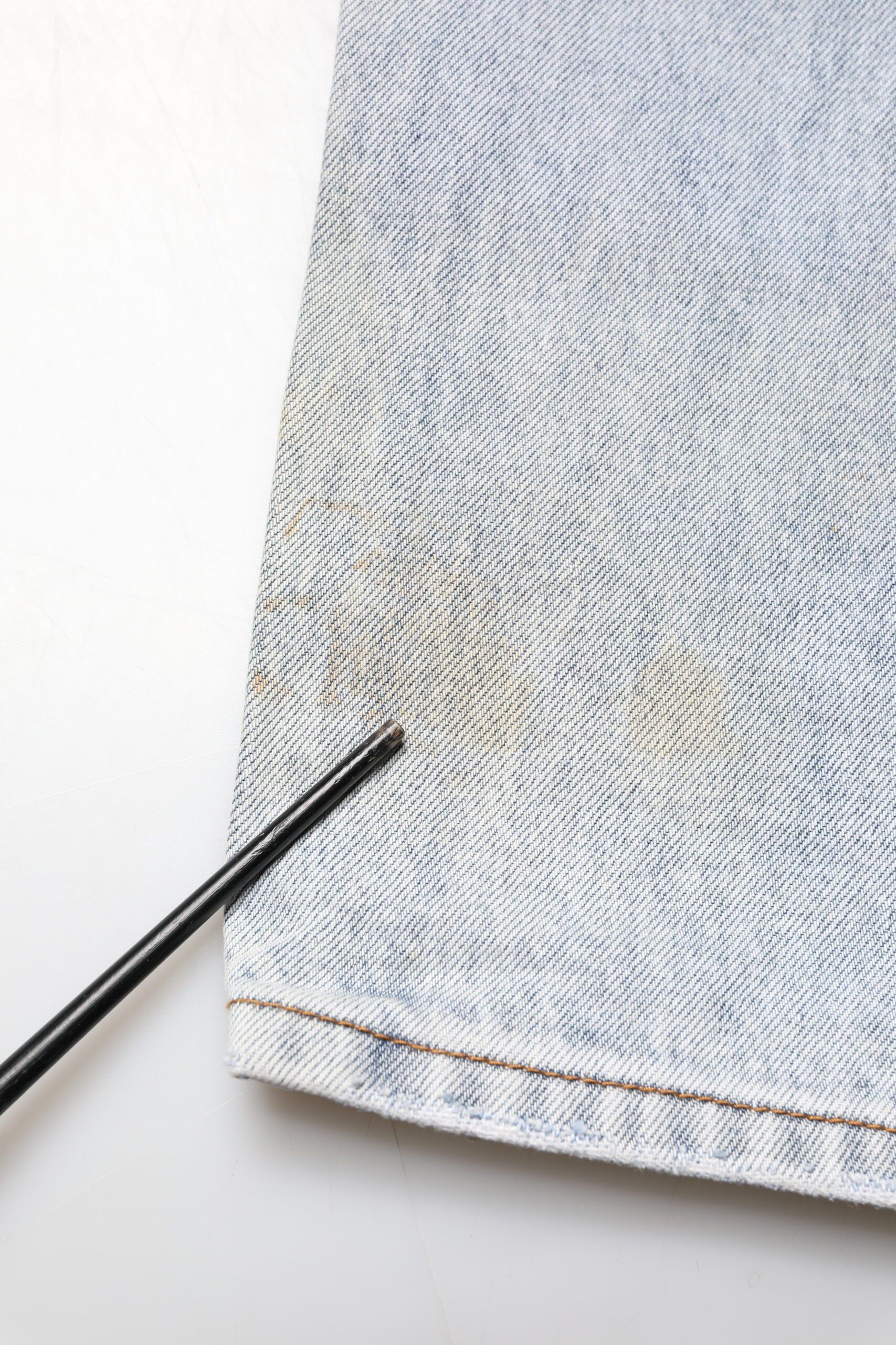 One Teaspoon Light Blue Tattered Mid Waist Straight Denim Jeans | Regal Royce