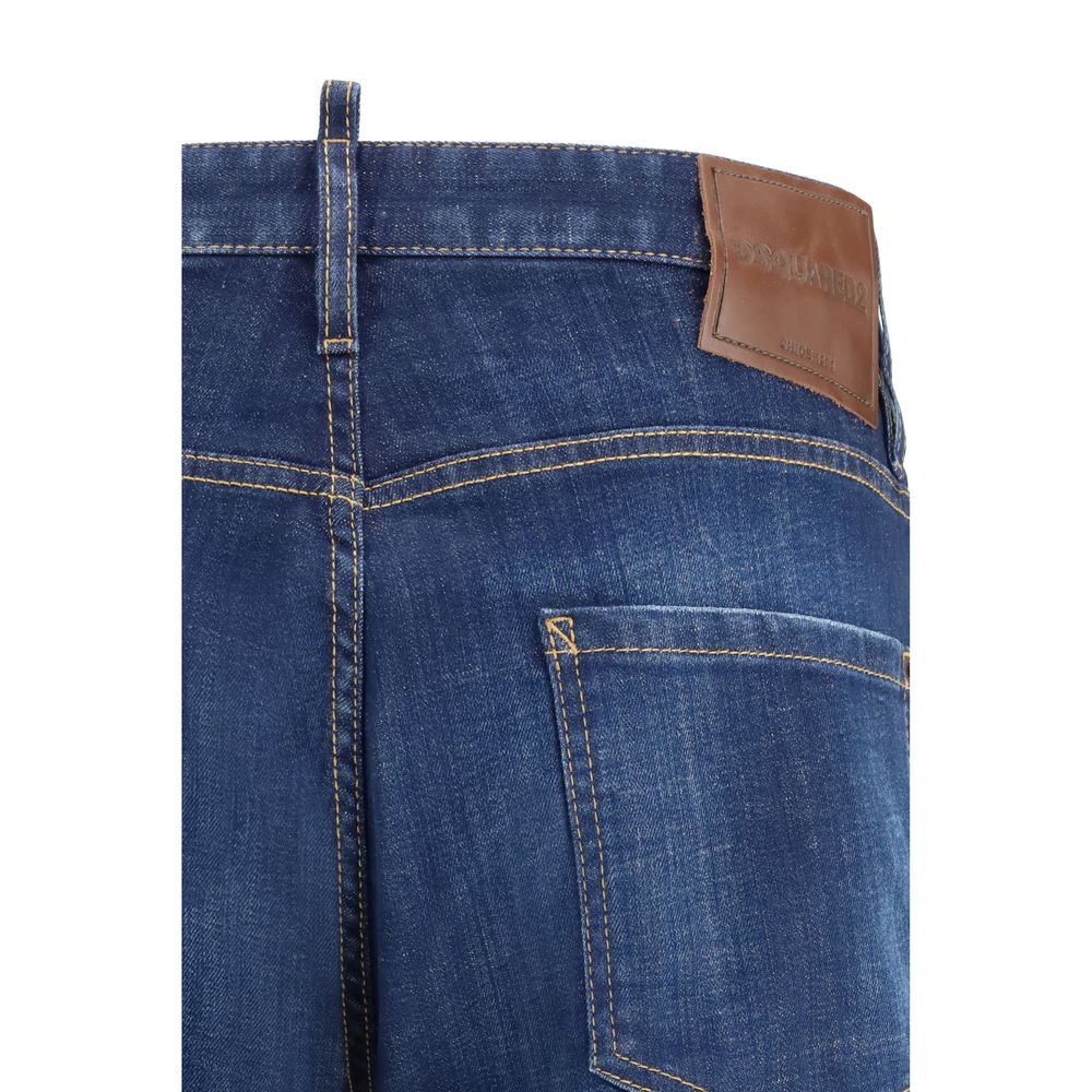 Dsquared² Blue Cotton Slim Fit Jeans | Regal Royce