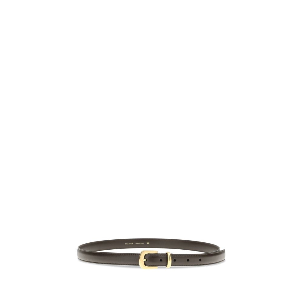 The Row Brown Calf Leather Bos Taurus Regular Belt | Regal Royce