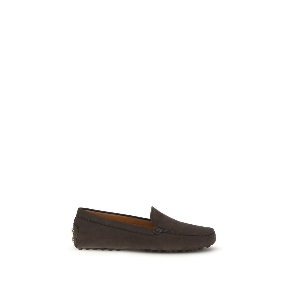 Tod's Brown Calf Leather Bos Taurus Slip-On Loafers | Regal Royce