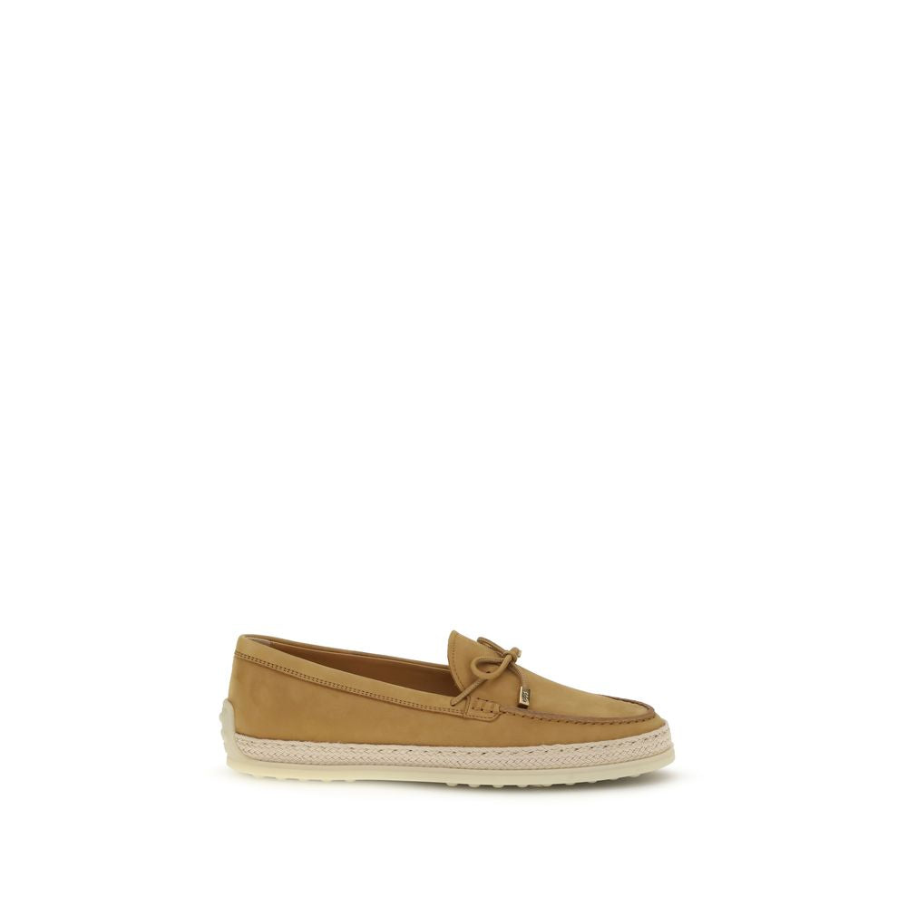 Tod's Beige Rubber Platform Loafers | Regal Royce