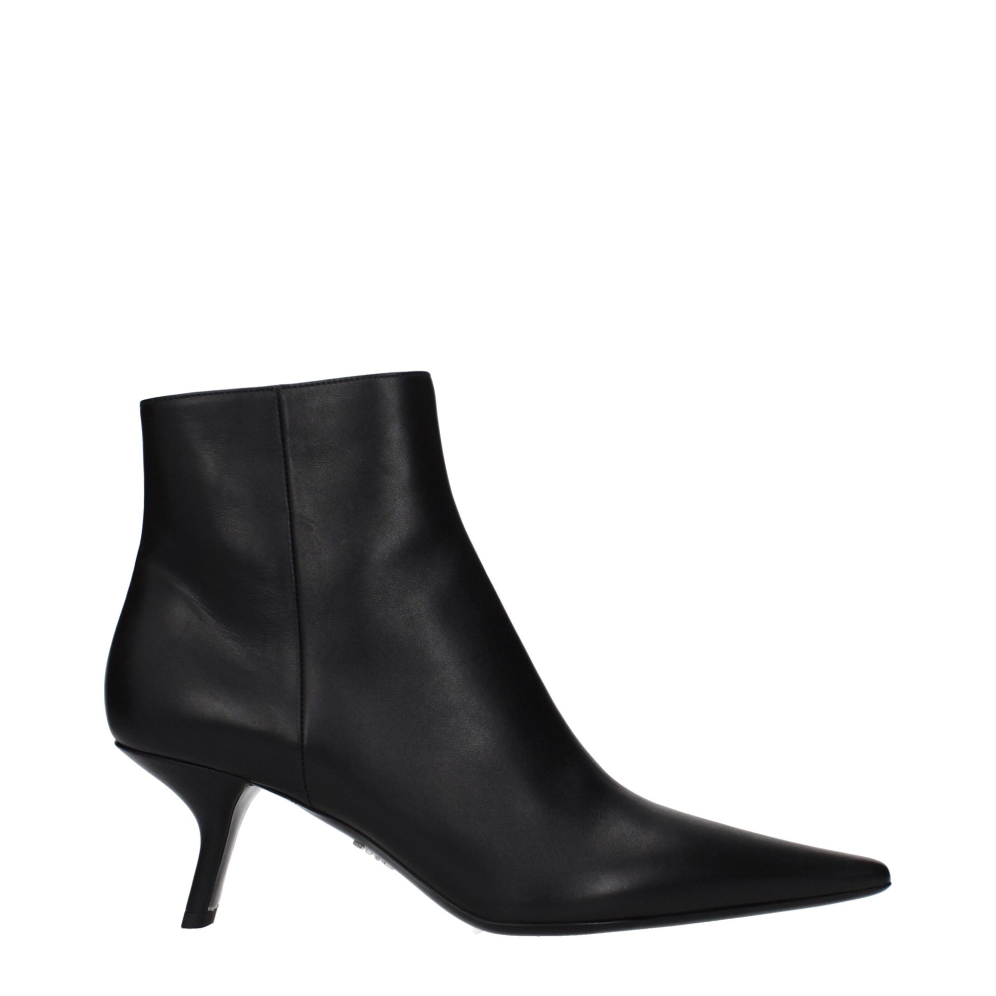 Prada Black Leather Ankle Boots | Regal Royce