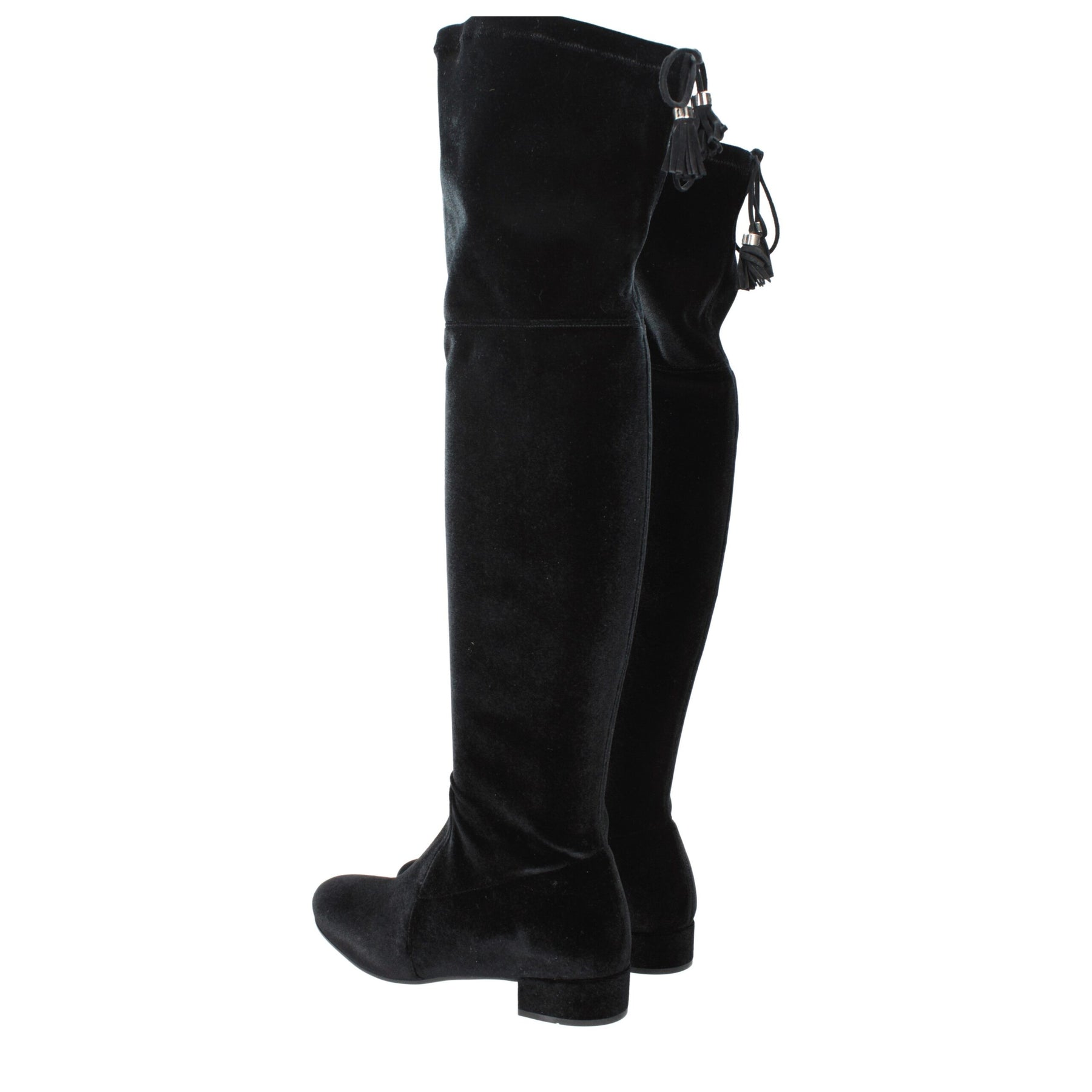 Prada Black Velvet Over The Knee | Regal Royce