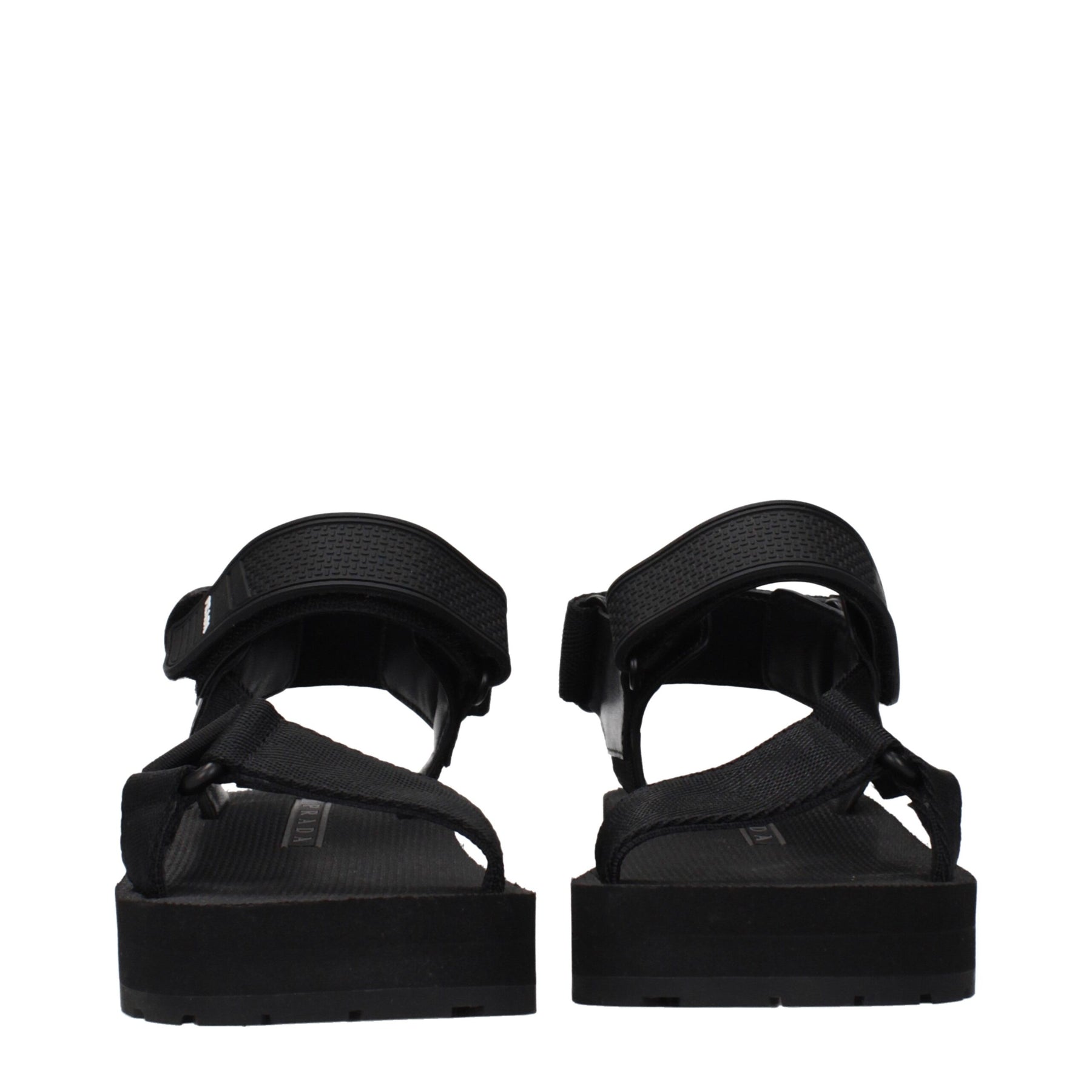 Prada Black Fabric Sandals | Regal Royce
