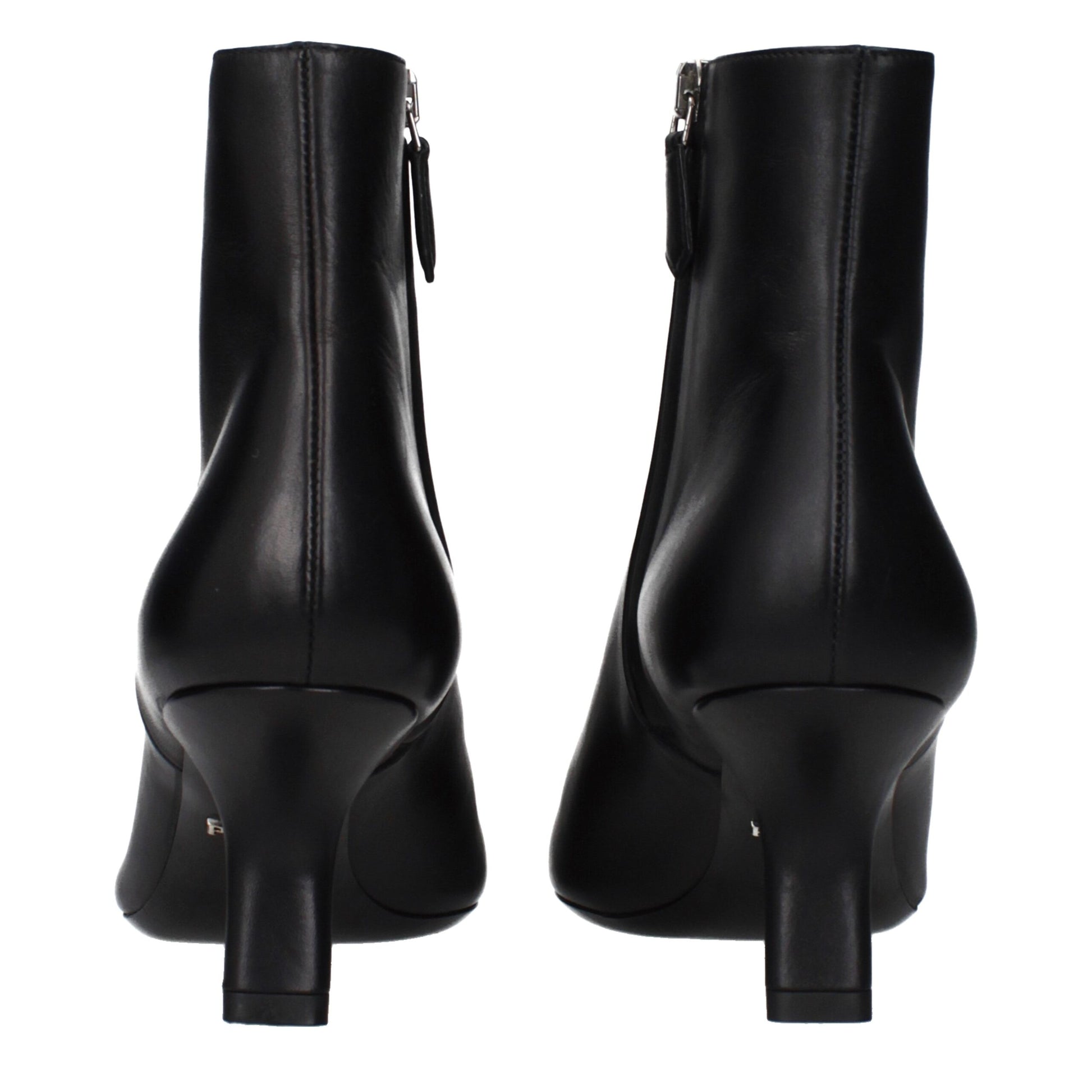 Prada Black Leather Ankle Boots | Regal Royce