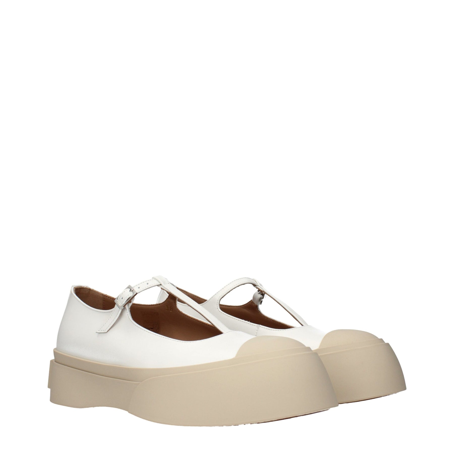 Marni White Leather Slip-On Loafers | Regal Royce