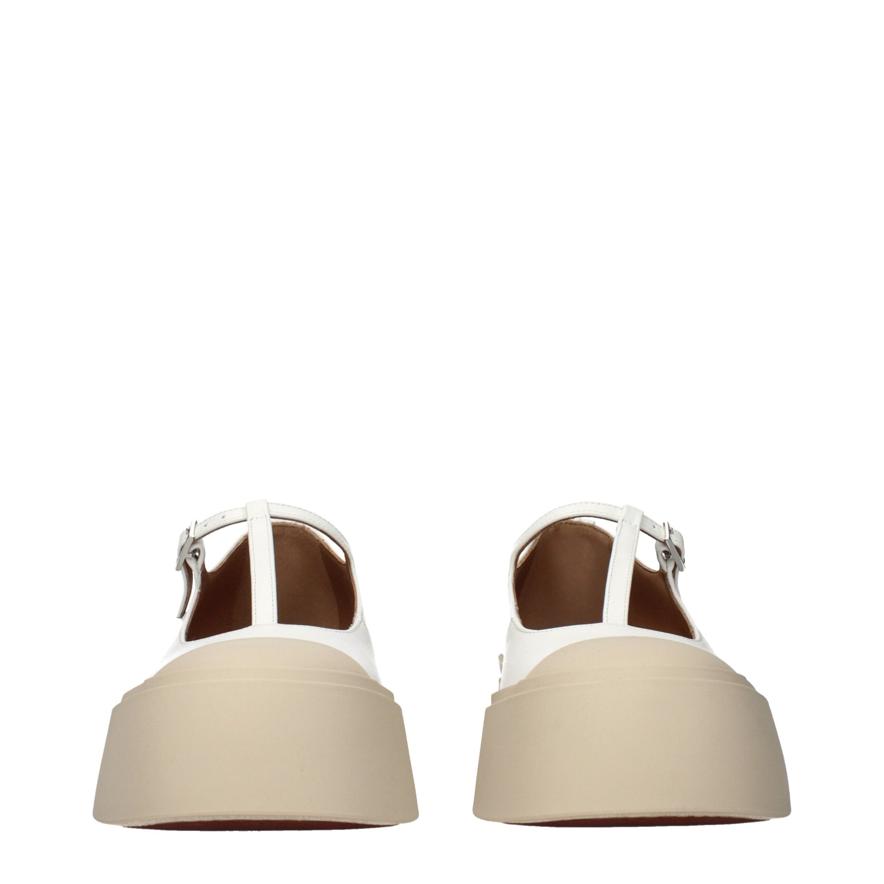 Marni White Leather Slip-On Loafers | Regal Royce