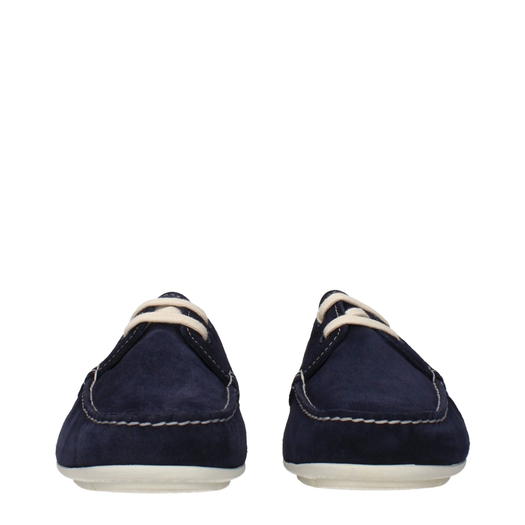 Prada Blue Leather Slip-On Loafers | Regal Royce