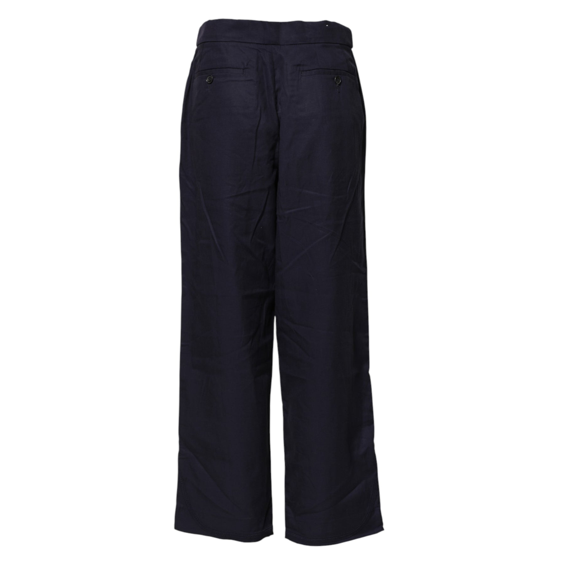 Levi's Navy Blue Straight High Waist Chino Casual Trouser Pants | Regal Royce
