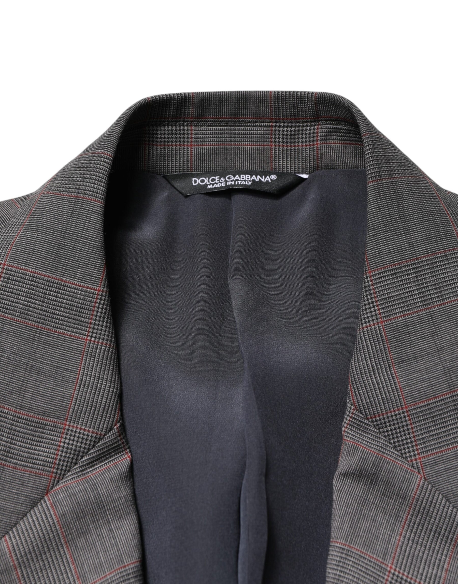 Dolce & Gabbana Gray Wool Single Breasted 2 Button Blazer | Regal Royce