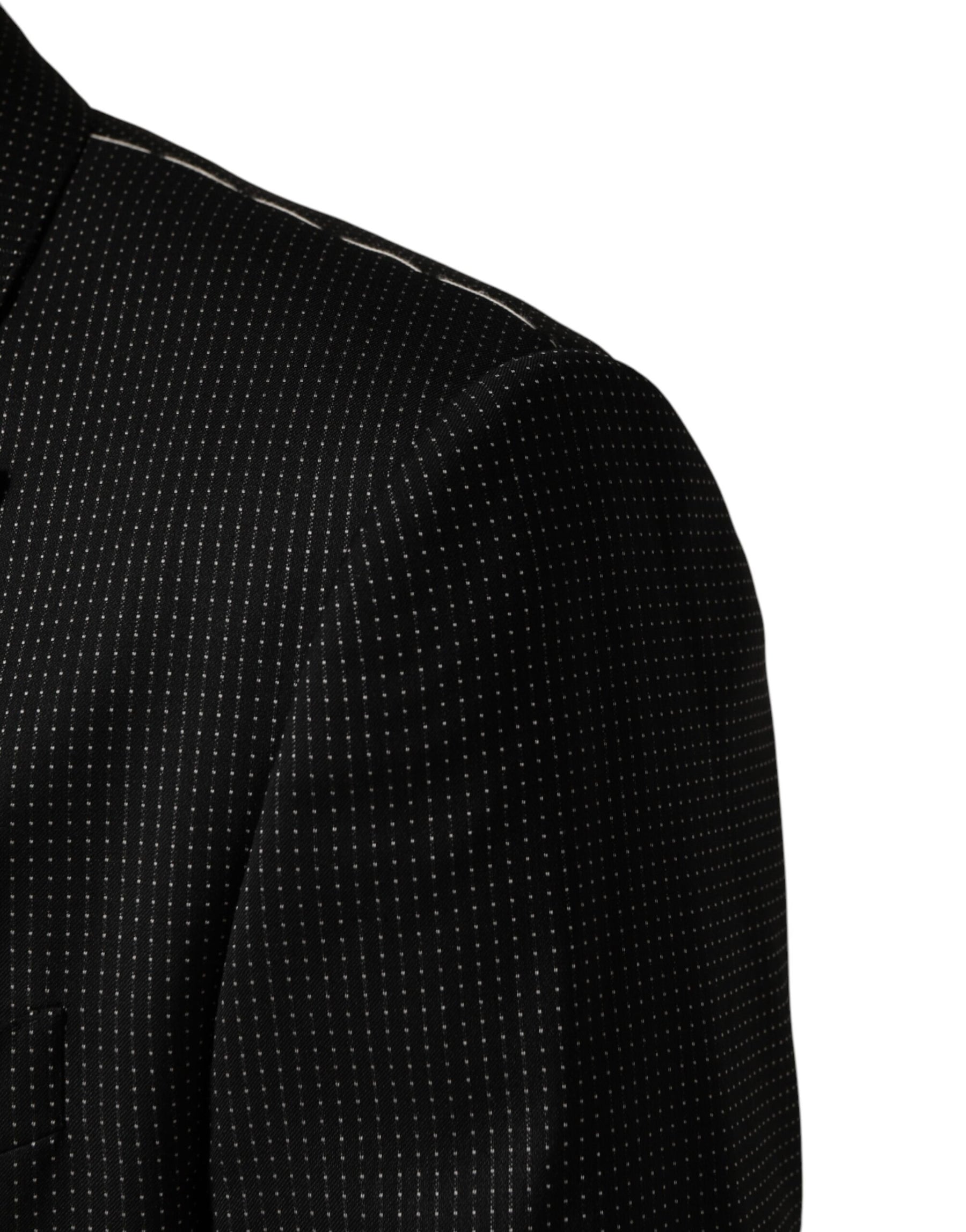 Dolce & Gabbana Black Fantasy Single Breasted Jacket Blazer | Regal Royce