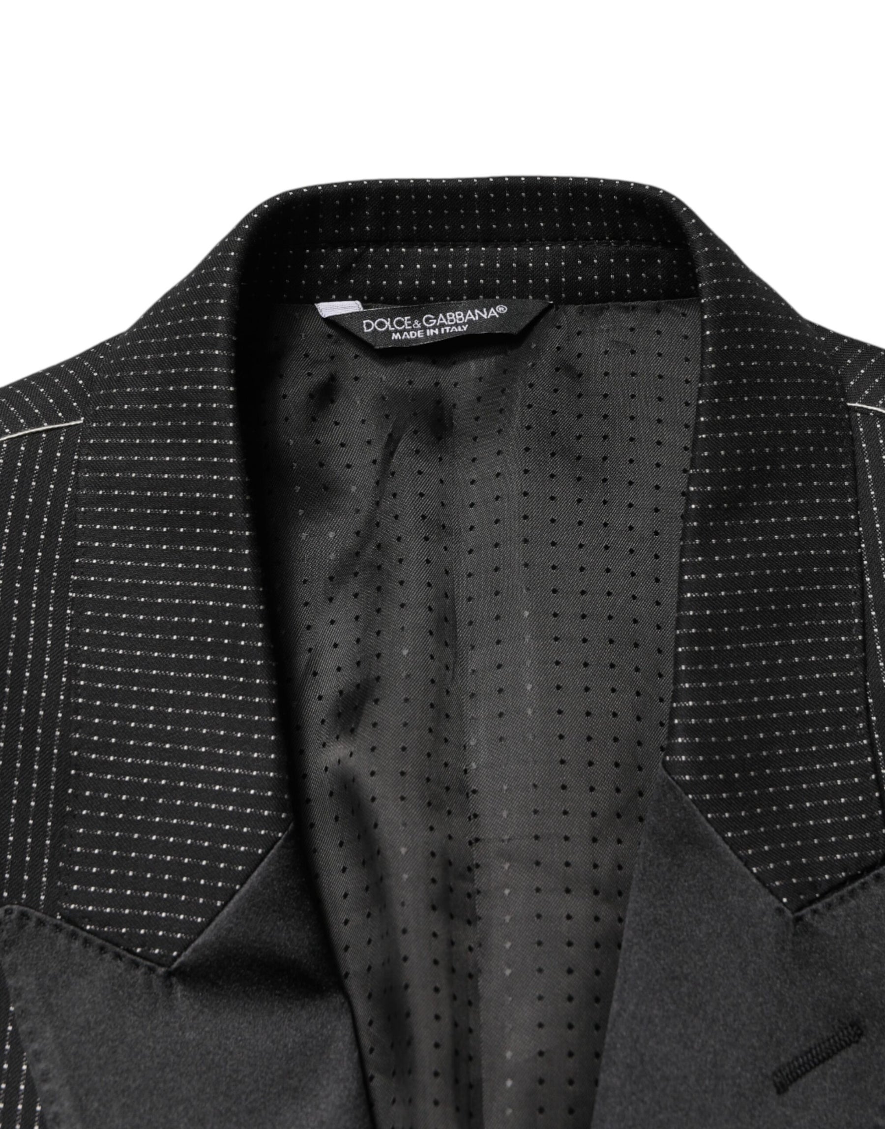 Dolce & Gabbana Black Fantasy Single Breasted Jacket Blazer | Regal Royce