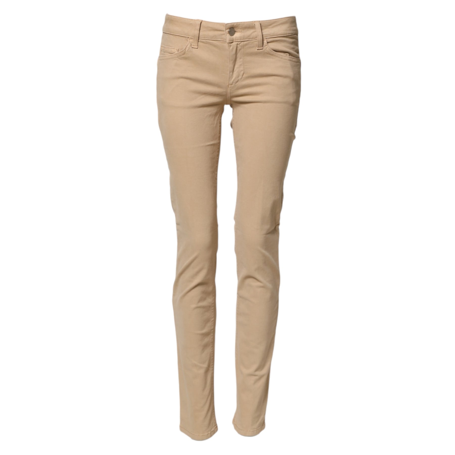 Liu Jo Beige Skinny Low Waist Denim Casual Trouser Jeans | Regal Royce