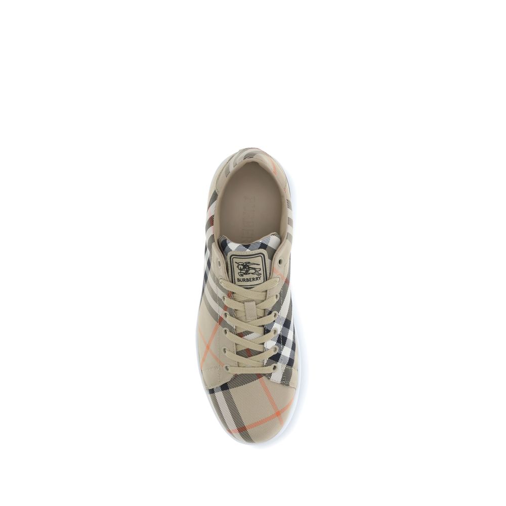 Burberry Multicolor Calf Leather Bos Taurus Low Top Sneakers | Regal Royce