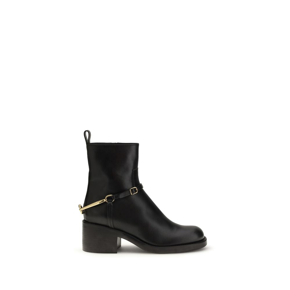 Chloé Black Lamb Ovis Aries Aries Ankle Boots | Regal Royce