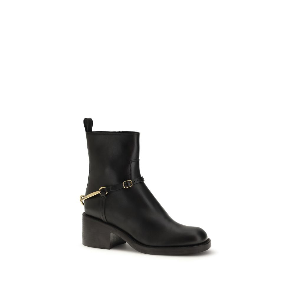 Chloé Black Lamb Ovis Aries Aries Ankle Boots | Regal Royce