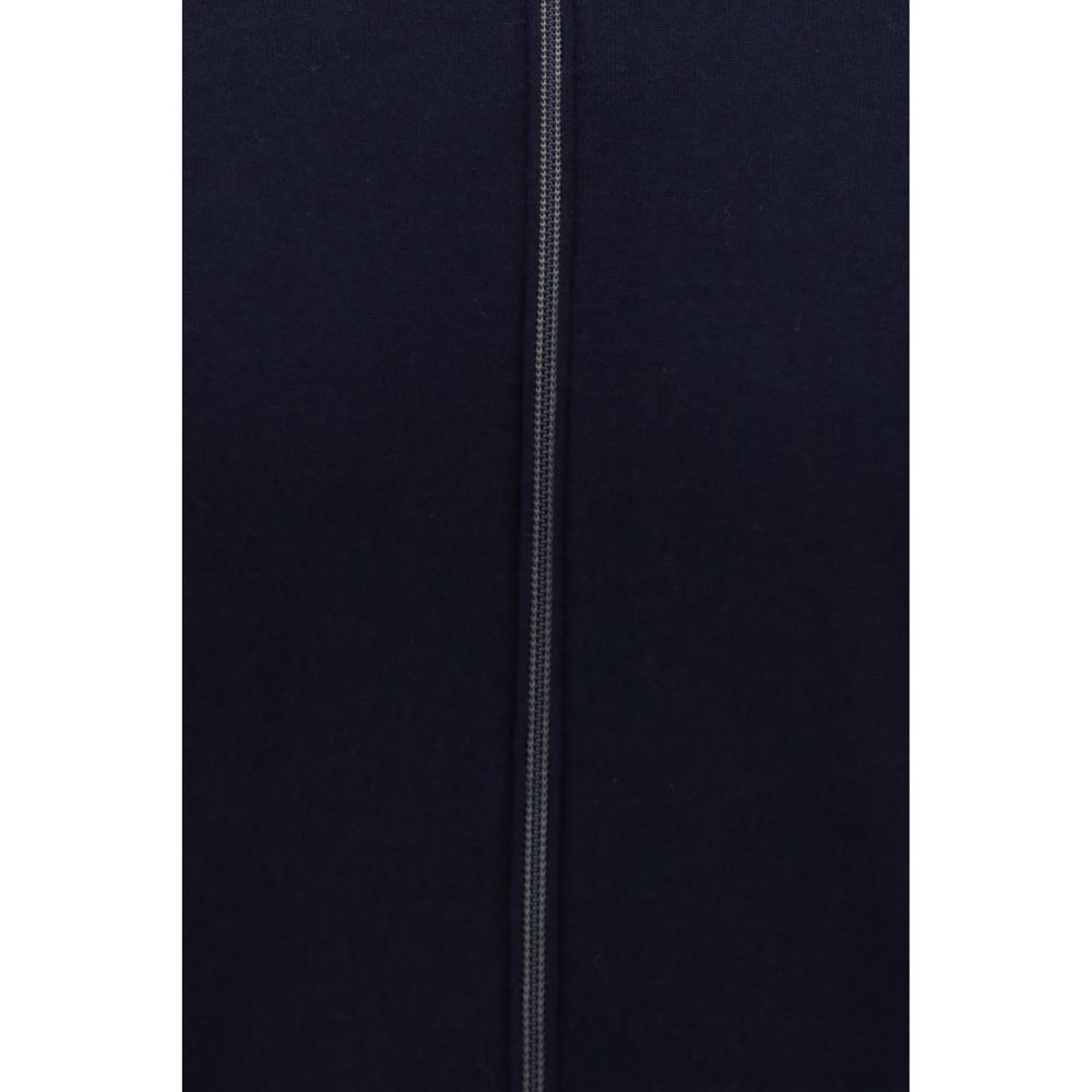 Brunello Cucinelli Blue Fleece Wool Cardigan | Regal Royce