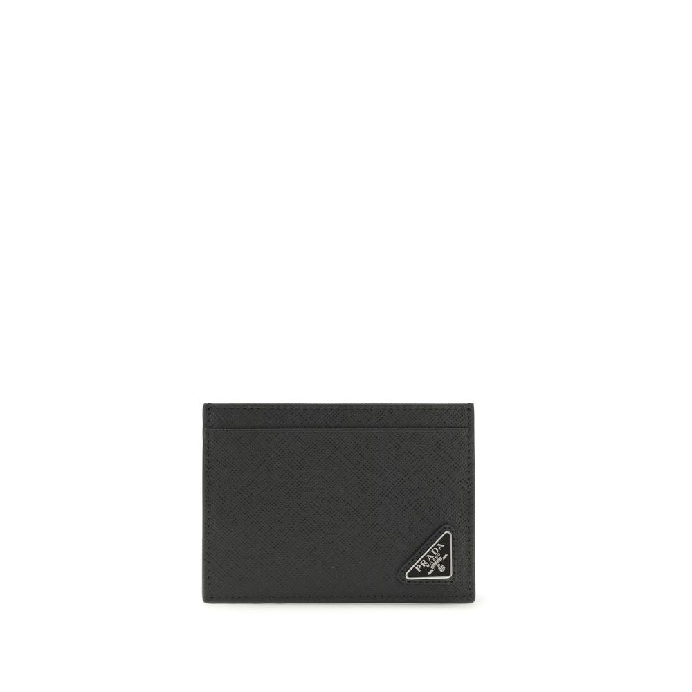 Prada Black Calf Leather Bos Taurus Wallet | Regal Royce