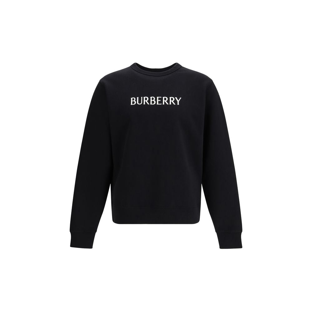 Burberry Black Cotton Sweatshirt | Regal Royce