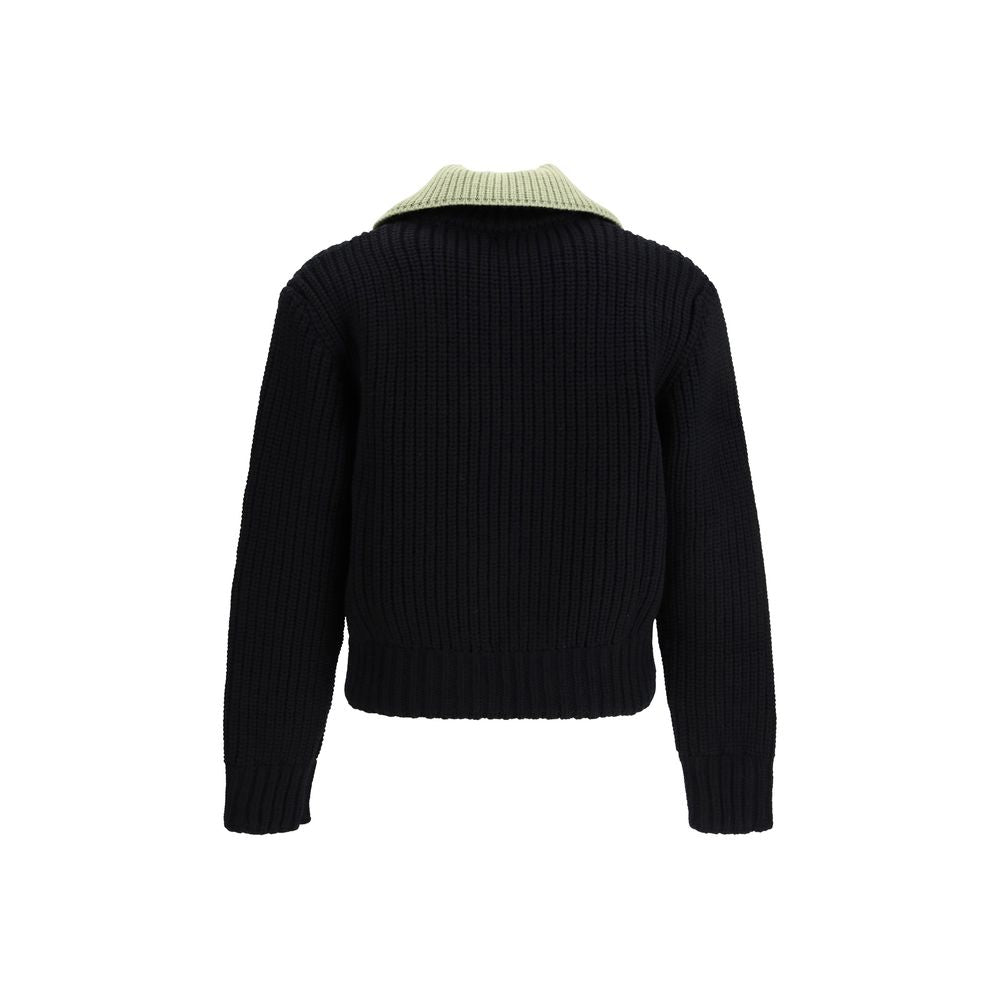 Namacheko Black Wool Cardigan | Regal Royce