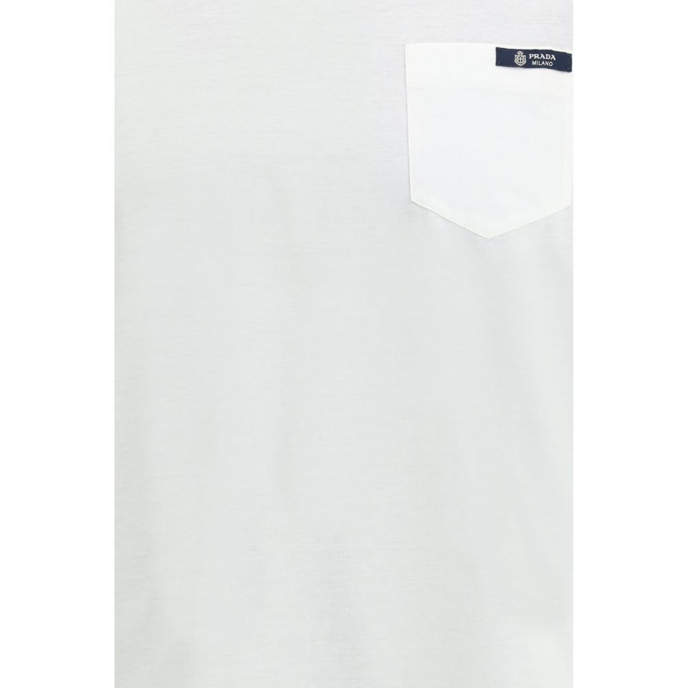 Prada White Cotton T-Shirt | Regal Royce