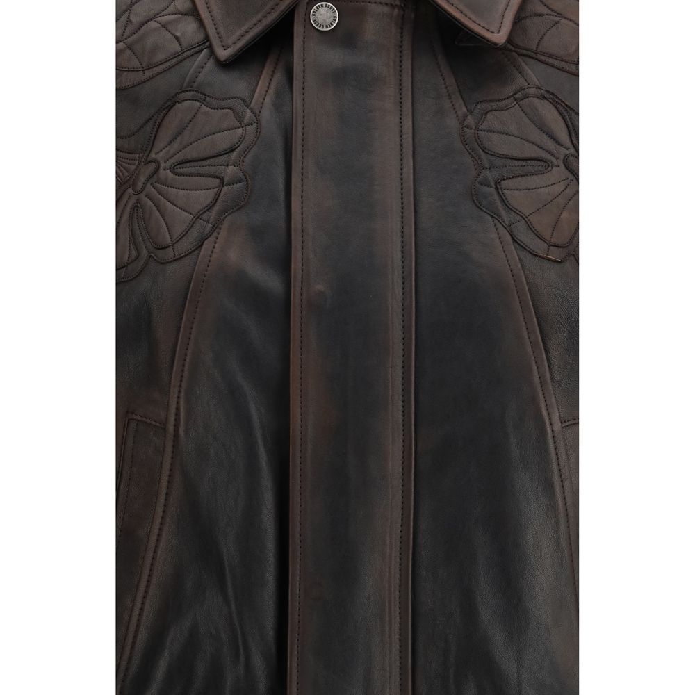 Golden Goose Brown Viscose Bomber | Regal Royce