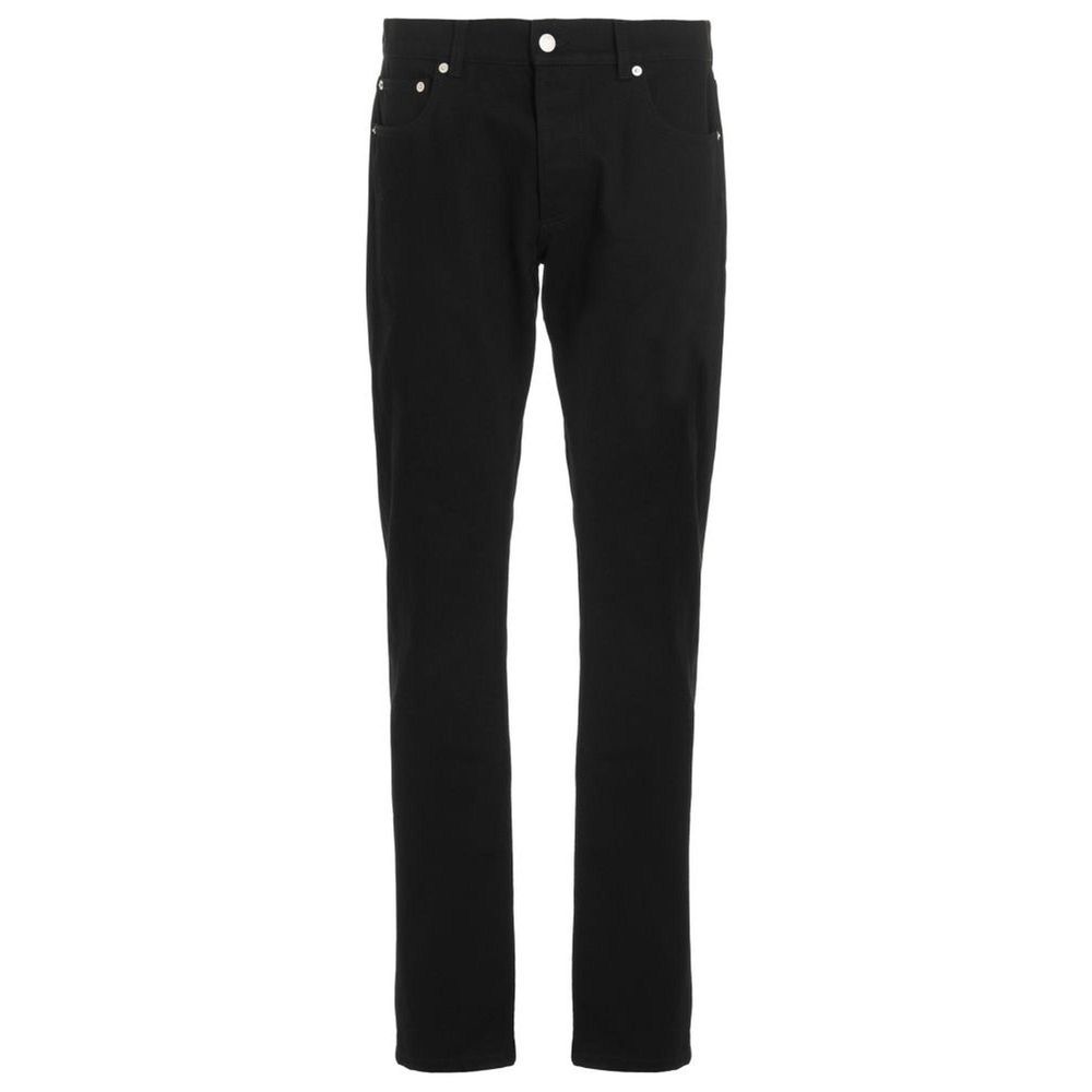 Alexander McQueen Black Cotton Skinny Jeans | Regal Royce