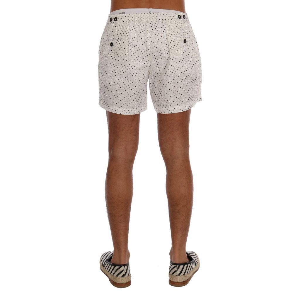 Dolce & Gabbana White Polyester Short And Mini Shorts | Regal Royce