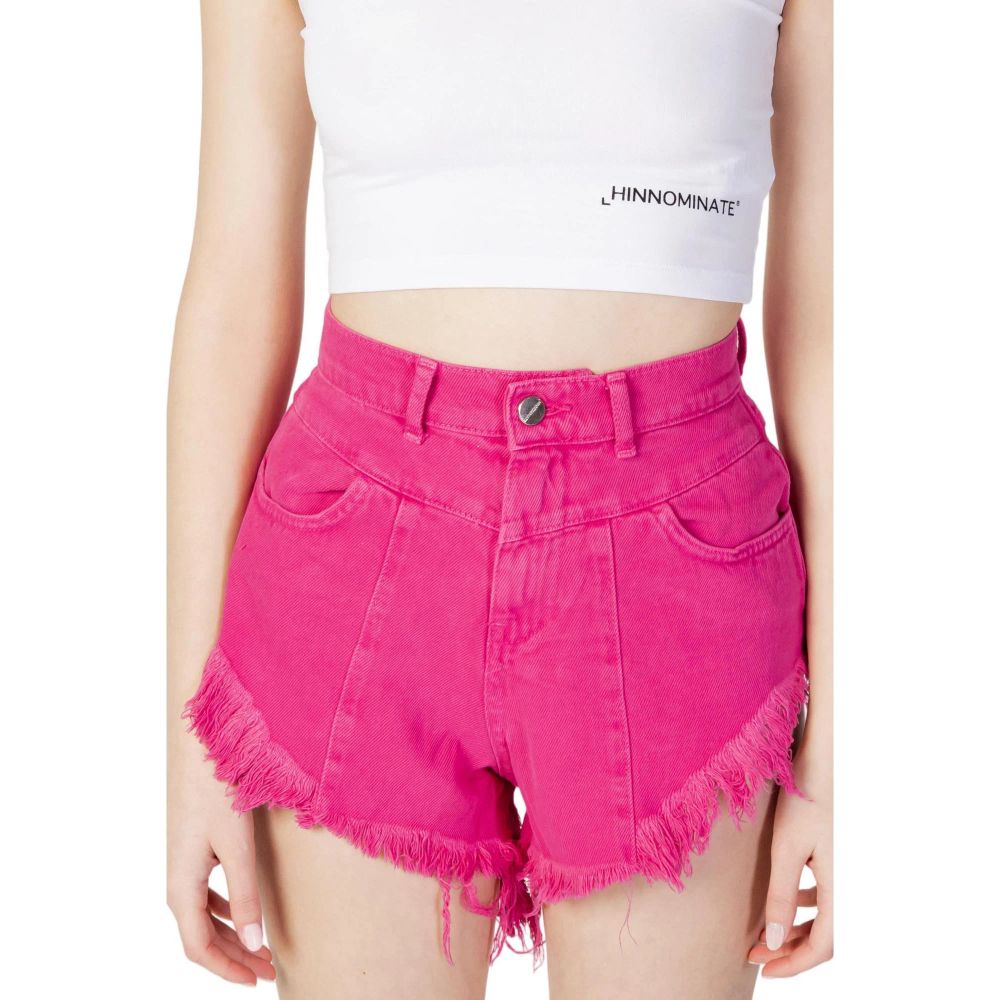 Hinnominate Fuchsia Cotton Short And Mini Shorts | Regal Royce