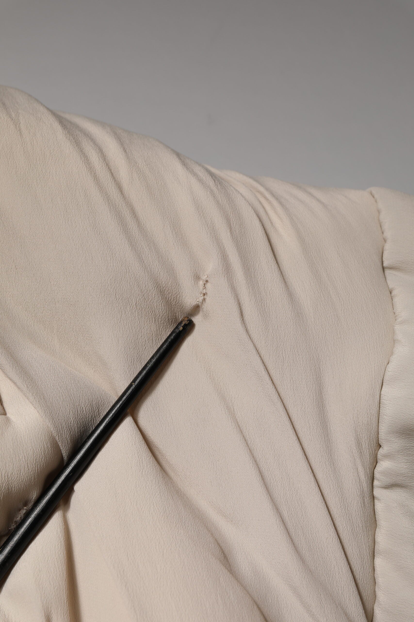 Dolce & Gabbana Beige Padded Collared Long Trench Coat Jacket | Regal Royce