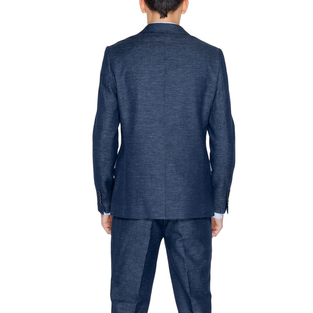 Antony Morato Blue Cotton Blazer | Regal Royce
