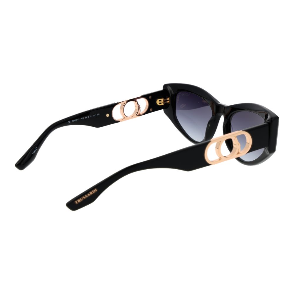 Trussardi Black Acetate Sunglasses | Regal Royce