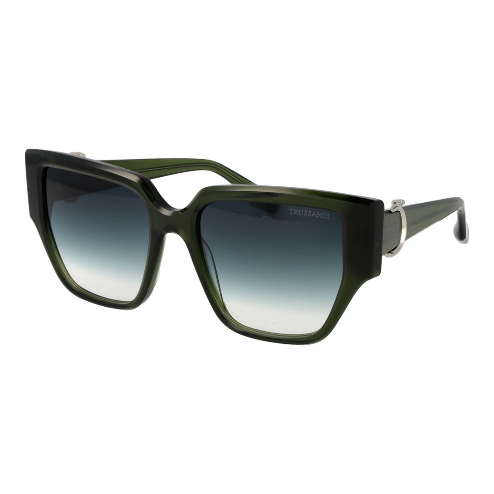 Trussardi Olive Acetate Sunglasses | Regal Royce