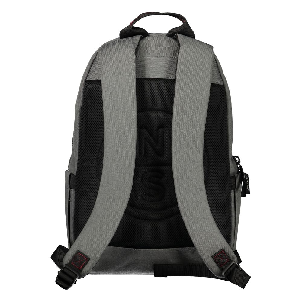 North Sails Grigio Polyester Men Backpack | Regal Royce