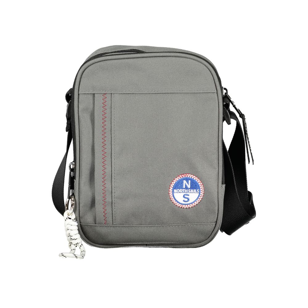 North Sails Grigio Polyester Man Shoulder Bag | Regal Royce