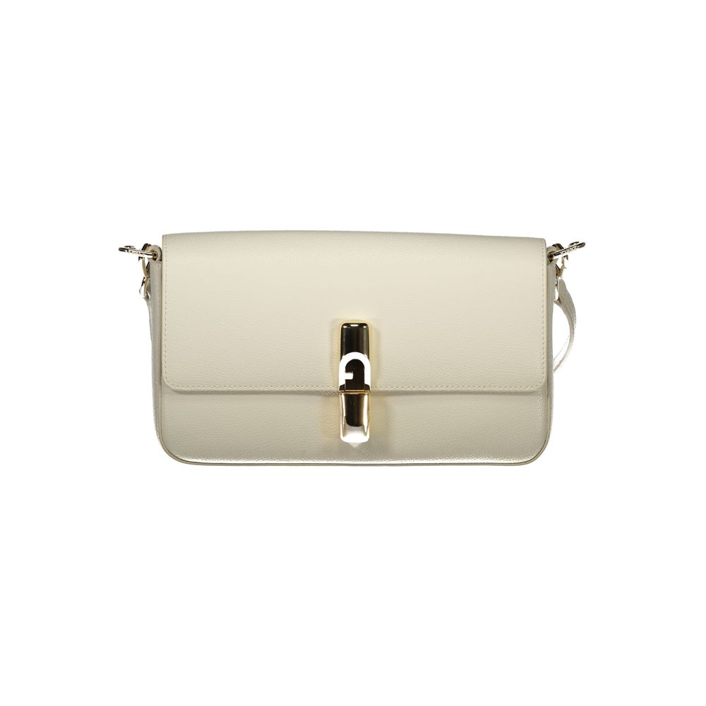 Furla Bianco Pelle Women Handbag | Regal Royce