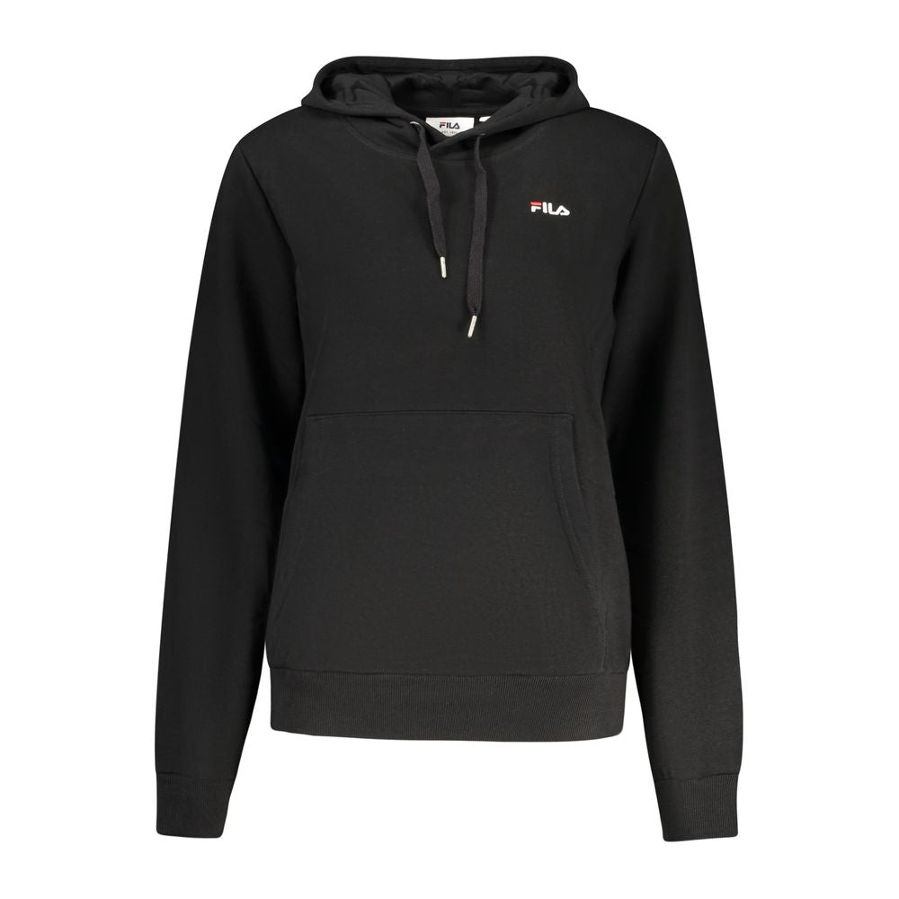 Fila Black Cotton Women's Hoodie | Regal Royce