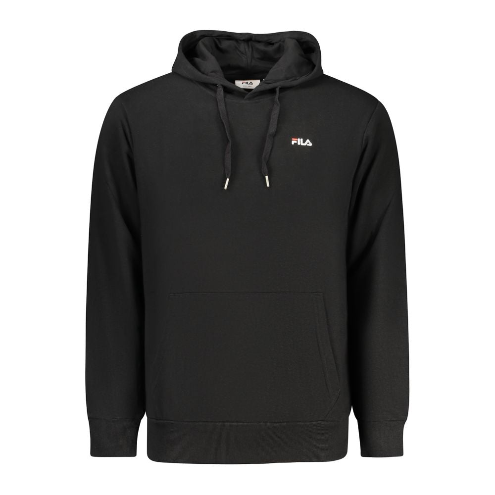 Fila Black Cotton Men's Hoodie | Regal Royce