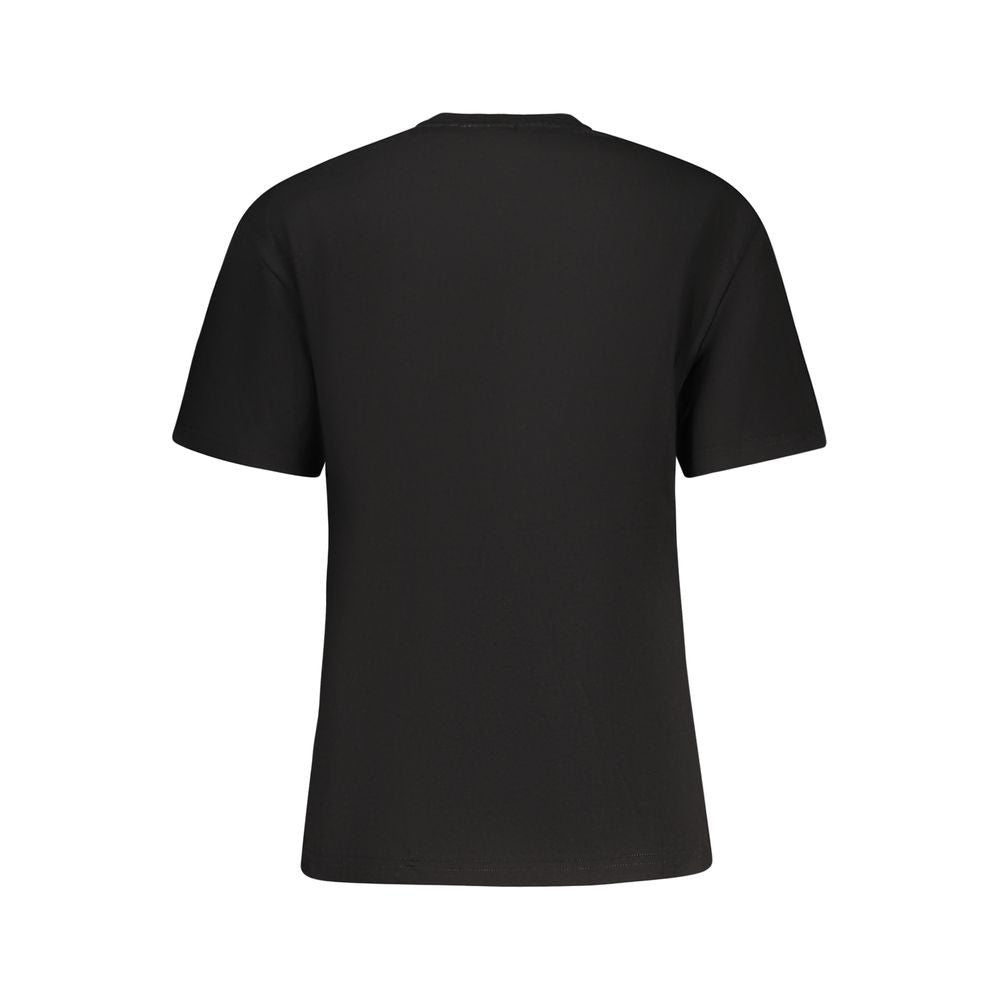 Fila Black Cotton Women T-Shirt | Regal Royce