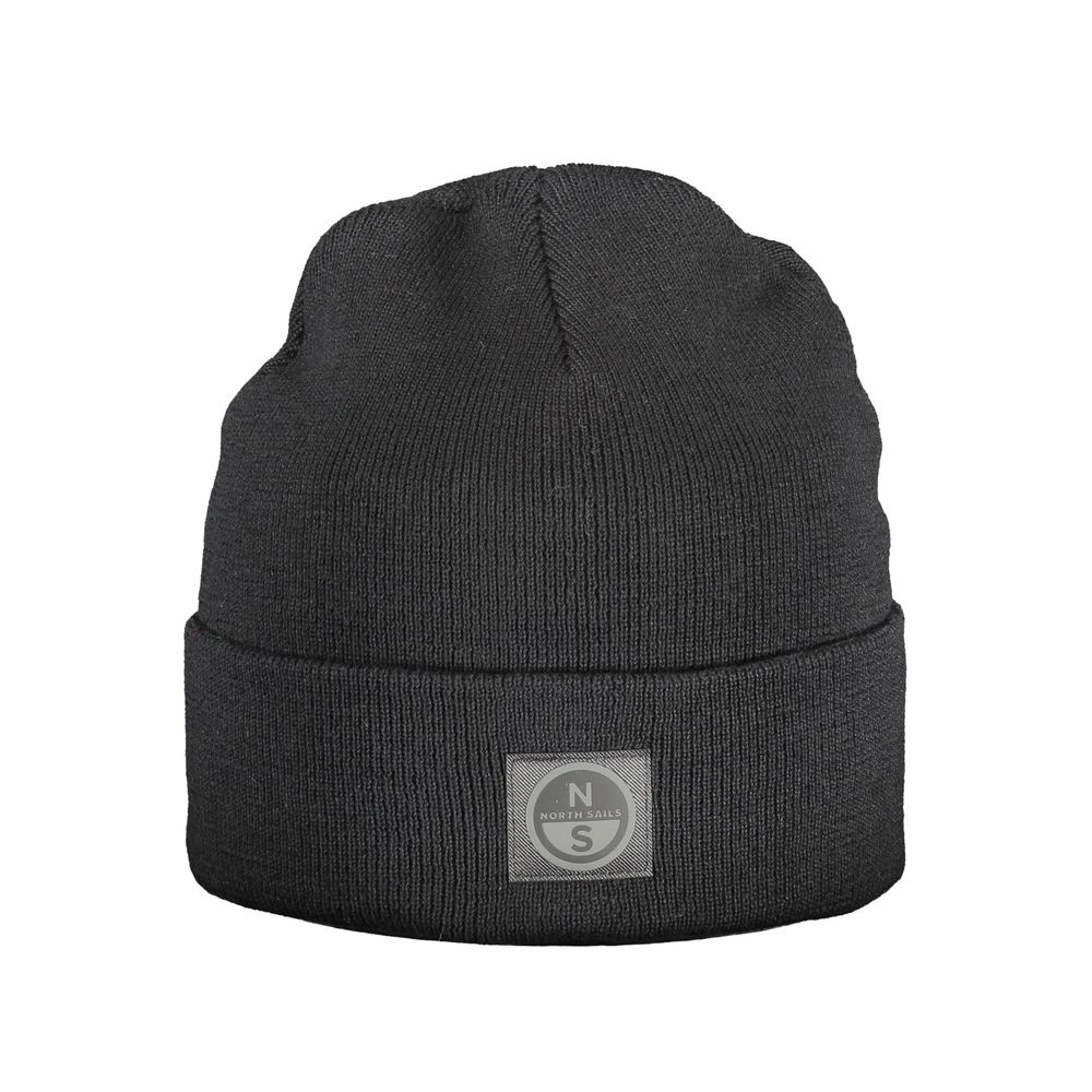 North Sails Black Polyester Men Cap | Regal Royce