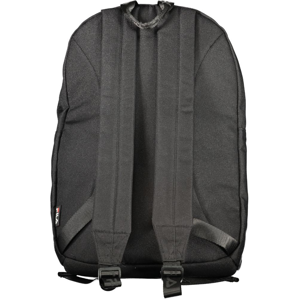 Fila Black Polyester Men Backpack | Regal Royce